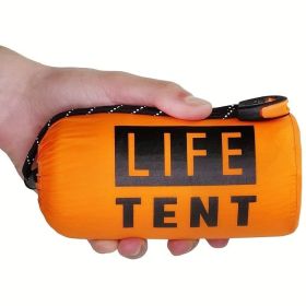 Life Tent Emergency Survival Shelter; 2 Person Emergency Tent; Emergency Shelter; Tube Tent; Survival Tarp - Includes Survival Whistle - Waterpro Life Tent Emergency Survival Shelter; 2 Person Emergency Tent; Emergency Shelter; Tube Tent; Survival Tarp - Includes Survival Whistle - Waterpro