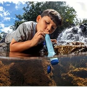Personal Water Filter for Hiking, RV Camping, Travel, and Emergency Preparedness Personal Water Filter for Hiking, RV Camping, Travel, and Emergency Preparedness